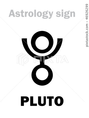 Astrology: planet PLUTO Astrology: planet PLUTO 46926299