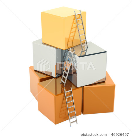 Success and business progress concept 46926497