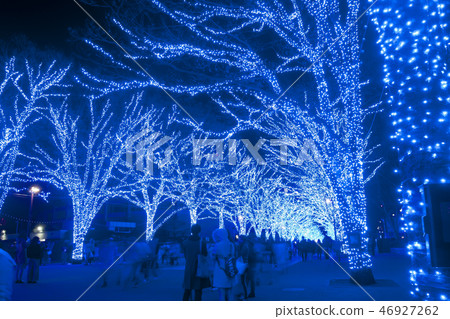 Shibuya blue cave illumination Shibuya blue cave illumination 46927262