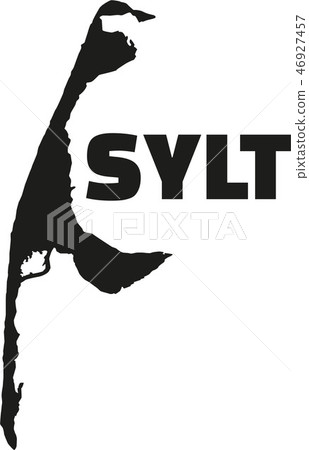 Sylt map with name 46927457