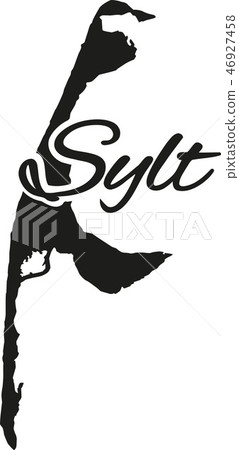 Sylt map with word 46927458