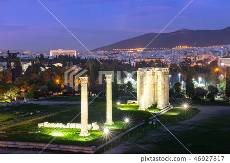 Aerial city view in Athens, Greece Aerial city view in Athens, Greece 46927817