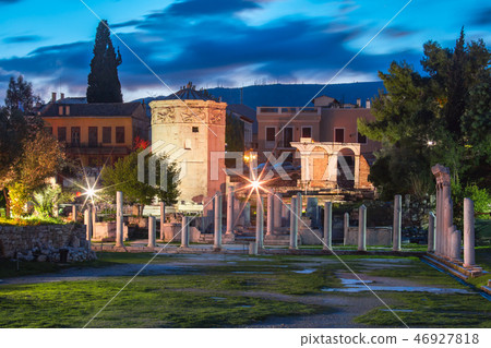 The Tower of the Winds in Athens, Greece The Tower of the Winds in Athens, Greece 46927818