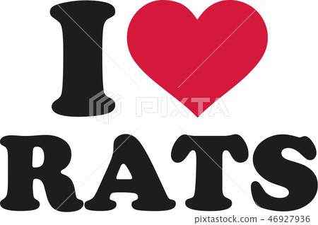 I love rats - Stock Illustration [46927936] - PIXTA