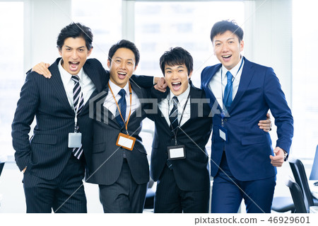 Business image of four male office workers 46929601