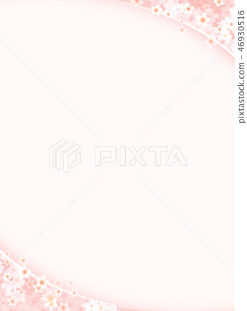 Japanese - Japanese style - Japanese pattern - background - Washi - spring - cherry tree - pink 46930516