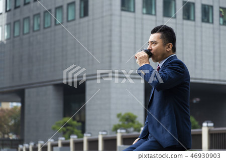 Businessmen taking a break Businessmen taking a break 46930903