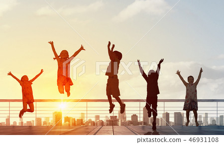 Happy careless childhood Happy careless childhood 46931108