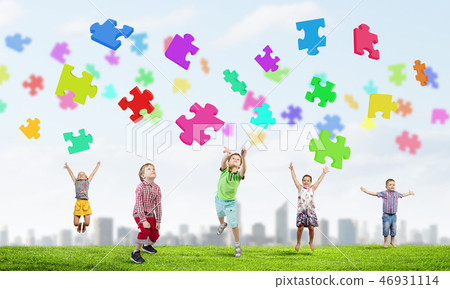 Happy careless childhood Happy careless childhood 46931114