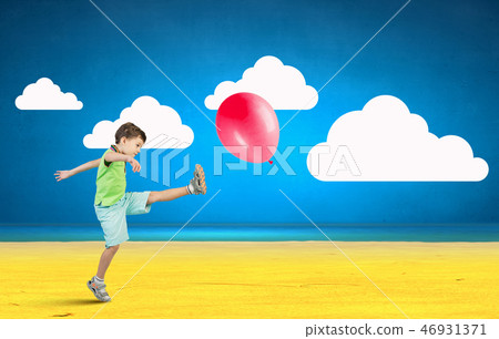 Careless happy child Careless happy child 46931371