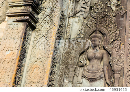 Carving of Apsava at Phnom Bakheng Carving of Apsava at Phnom Bakheng 46931633