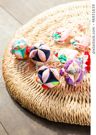 Image of traditional Japanese crafts Temari Chirimen Hina Image of traditional Japanese crafts Temari Chirimen Hina 46931639