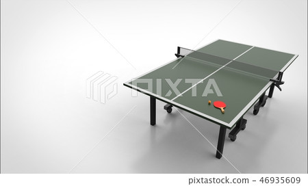 Table tennis table right 46935609