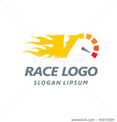 Speedometer logo icon vector illustration Speedometer logo icon vector illustration 46935899