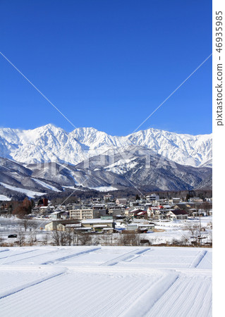 Hakuba village in winter 46935985