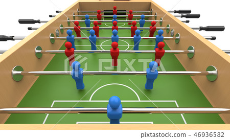 Table football Front Close up 46936582