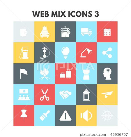 Web Mix Icons - Stock Illustration [46936707] - PIXTA