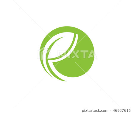 green leaf ecology nature element vector icon green leaf ecology nature element vector icon 46937615