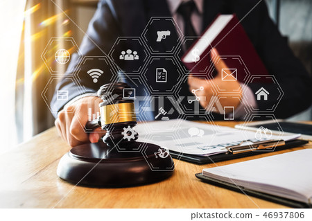 Justice and law concept. 46937806