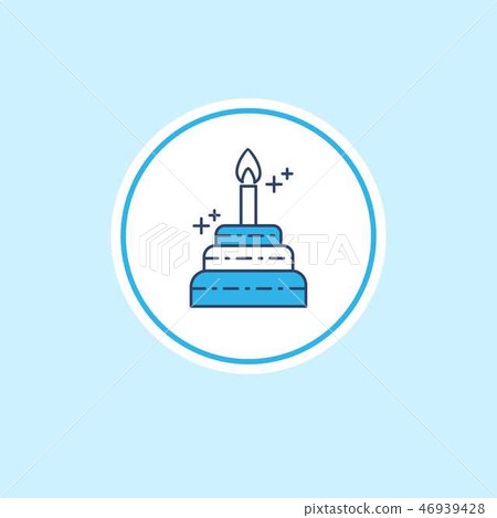 Mother's day blue icon with light blue background Mother's day blue icon with light blue background 46939428
