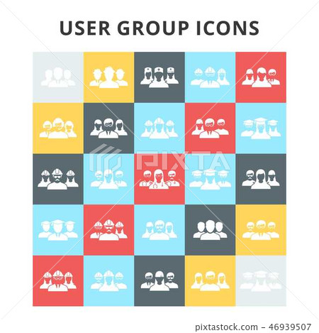 User Group Icons-插圖素材 [46939507] - PIXTA圖庫