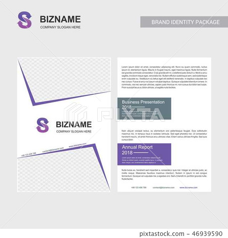 Company brochure with elegent design and also with 46939590