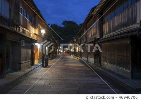 Kanazawa's night scene, Higashi Chaya street 46940706
