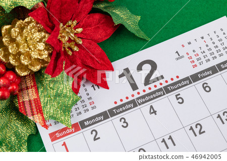 日曆12月圖像聖誕節 日曆12月圖像聖誕節 46942005