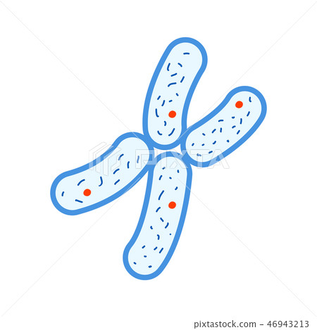 artoon colorful primitive living organism 46943213