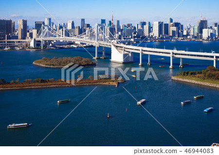 台場海濱公園和彩虹橋東京塔 46944083