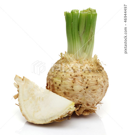 Fresh celery stalks and celeriac 46944497