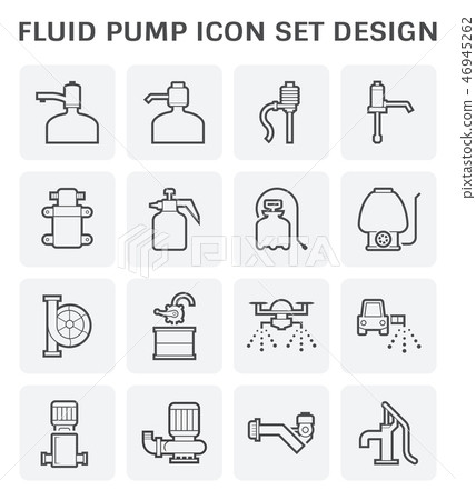 fluid pump icon 46945262