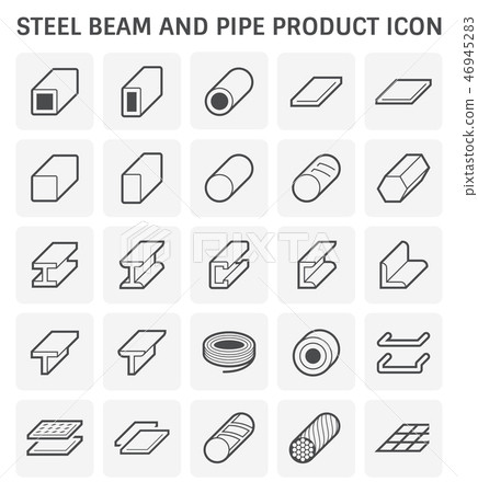 beam pipe icon beam pipe icon 46945283