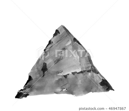 Rock ink painting - Stock Illustration [46947867] - PIXTA