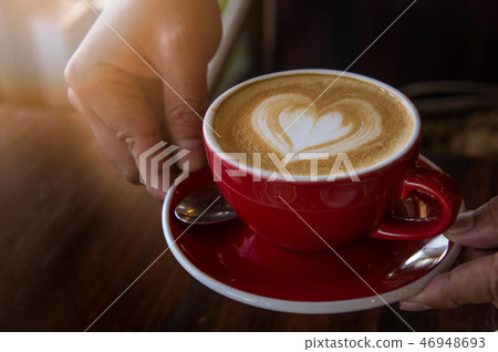 the red cup coffee love , coffee dark in wood dark the red cup coffee love , coffee dark in wood dark 46948693