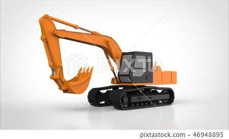 Shovel Car Stock Illustration 46948895 Pixta