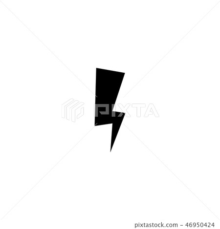 Flash and lightning icon.  46950424