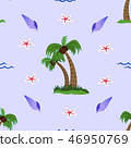 Seamless tropical pattern 46950769