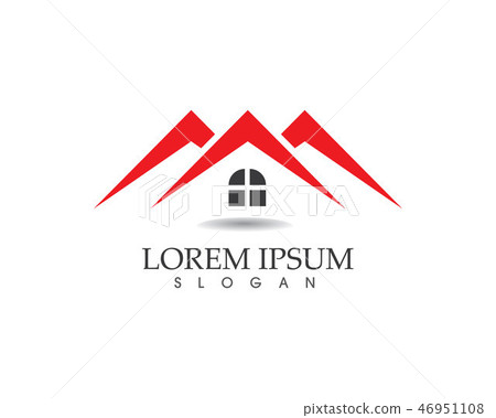 home buildings logo and symbols icons template 46951108