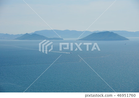 Ogijima and Ogijima Island from Oze Ishigamo Shrine 46951760