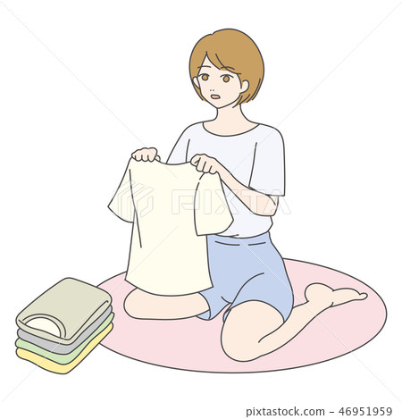 一個衝衣服的女人 46951959