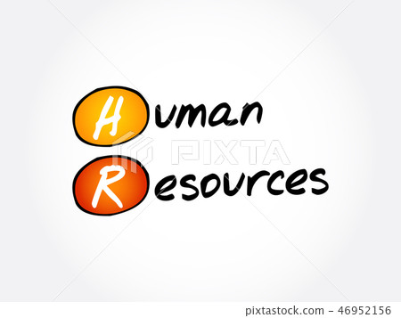 HR - Human Resources Acronym - Stock Illustration [46952156] - PIXTA