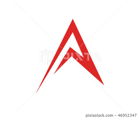 A Letter Logo Business Template Vector icon - Stock Illustration ...