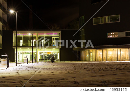 Modern building made of glass and concrete Narva Modern building made of glass and concrete Narva 46953155