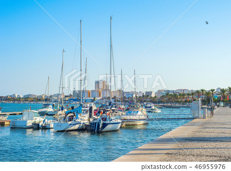 Yachts in marina Portimao, Portugal 46955976