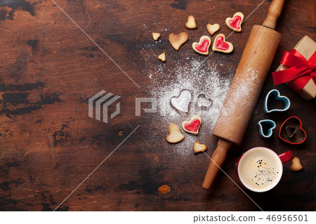 Valentine's day greeting card 46956501