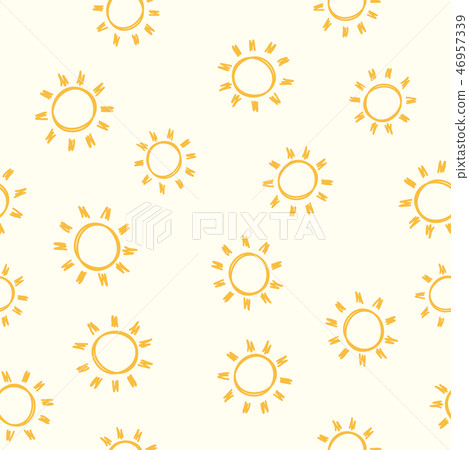 vector seamless sun pattern vector seamless sun pattern 46957339