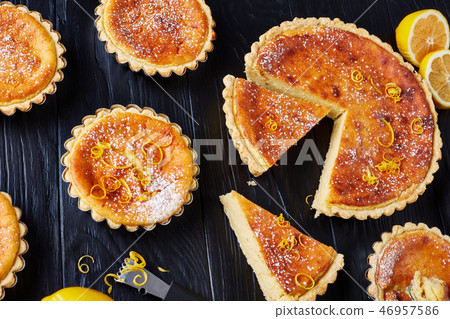close-up of Swiss Easter dessert, top view 46957586