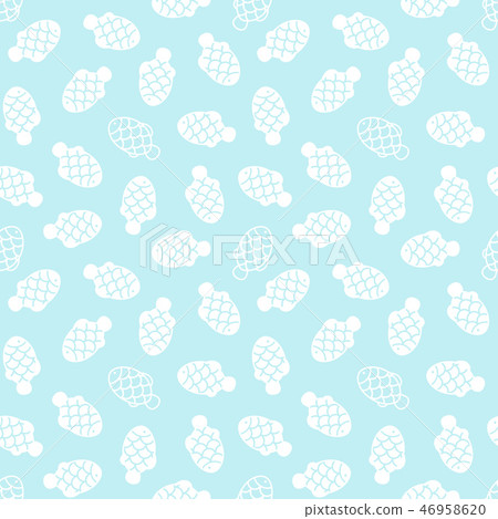 Cute fishes on blue background, seamless pattern - Stock Illustration ...