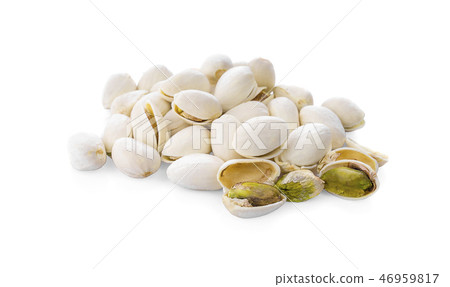 pistachios isolated on a white background 46959817